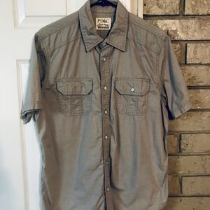 Short Sleeve Button Shirt, Medium